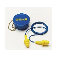 3M 340-4002 Multiple Use E-A-R UltraFit Triple Flange Foam Corded Earplugs: Case of 200 Pair